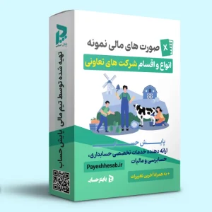 فایل خام اکسل صورتهای مالی نمونه شرکتهای تعاونی