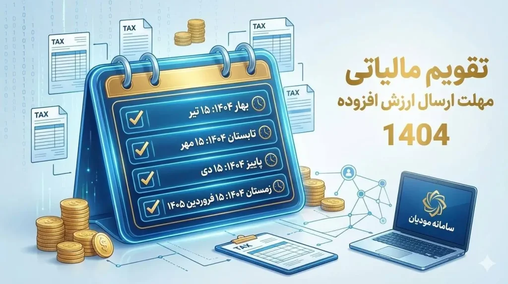 آخرین مهلت ارسال اظهارنامه مالیات ارزش افزوده برای سال 1404 1 vat tax